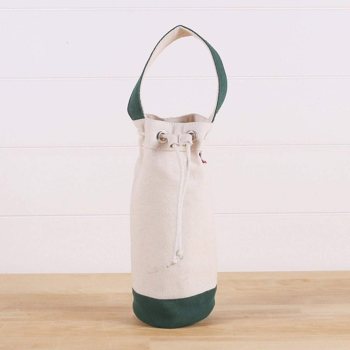 Single Bottle Canvas Wine Tote
