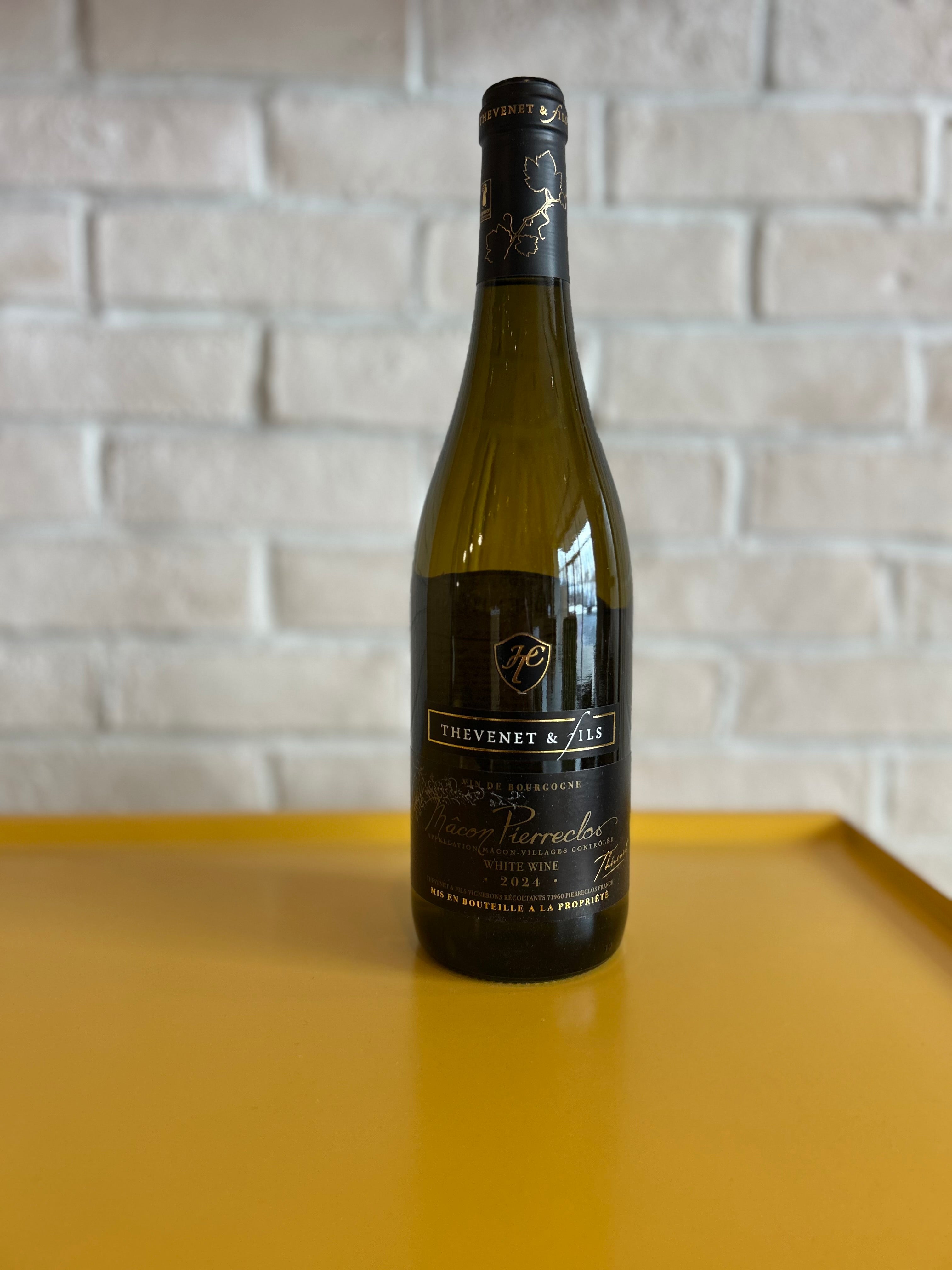 Thevenet & Fils Macon-Pierreclos Unoaked Chardonnay 2024