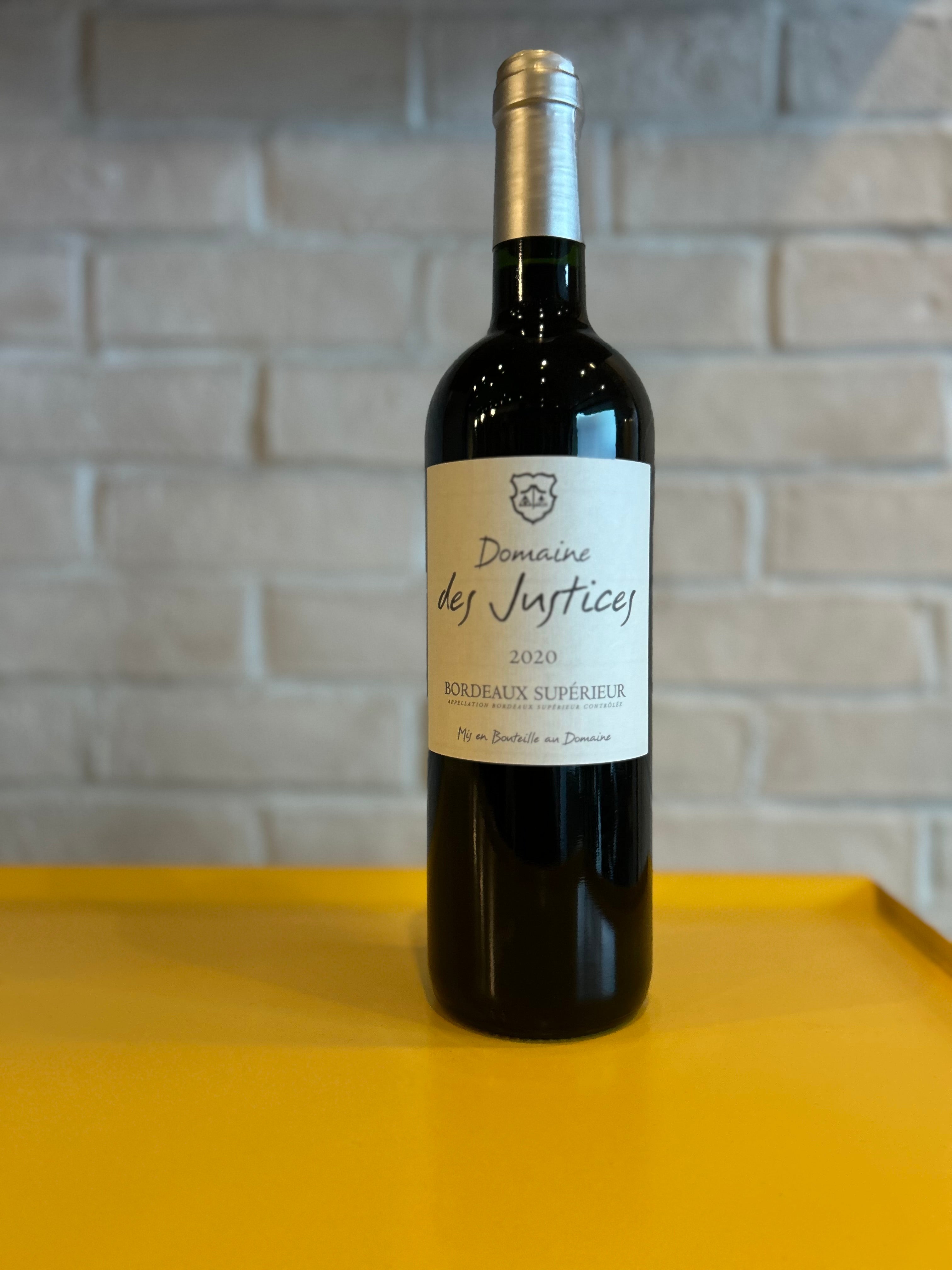 Domaine des Justices Bordeaux Superieur Rouge Red Blend 2020