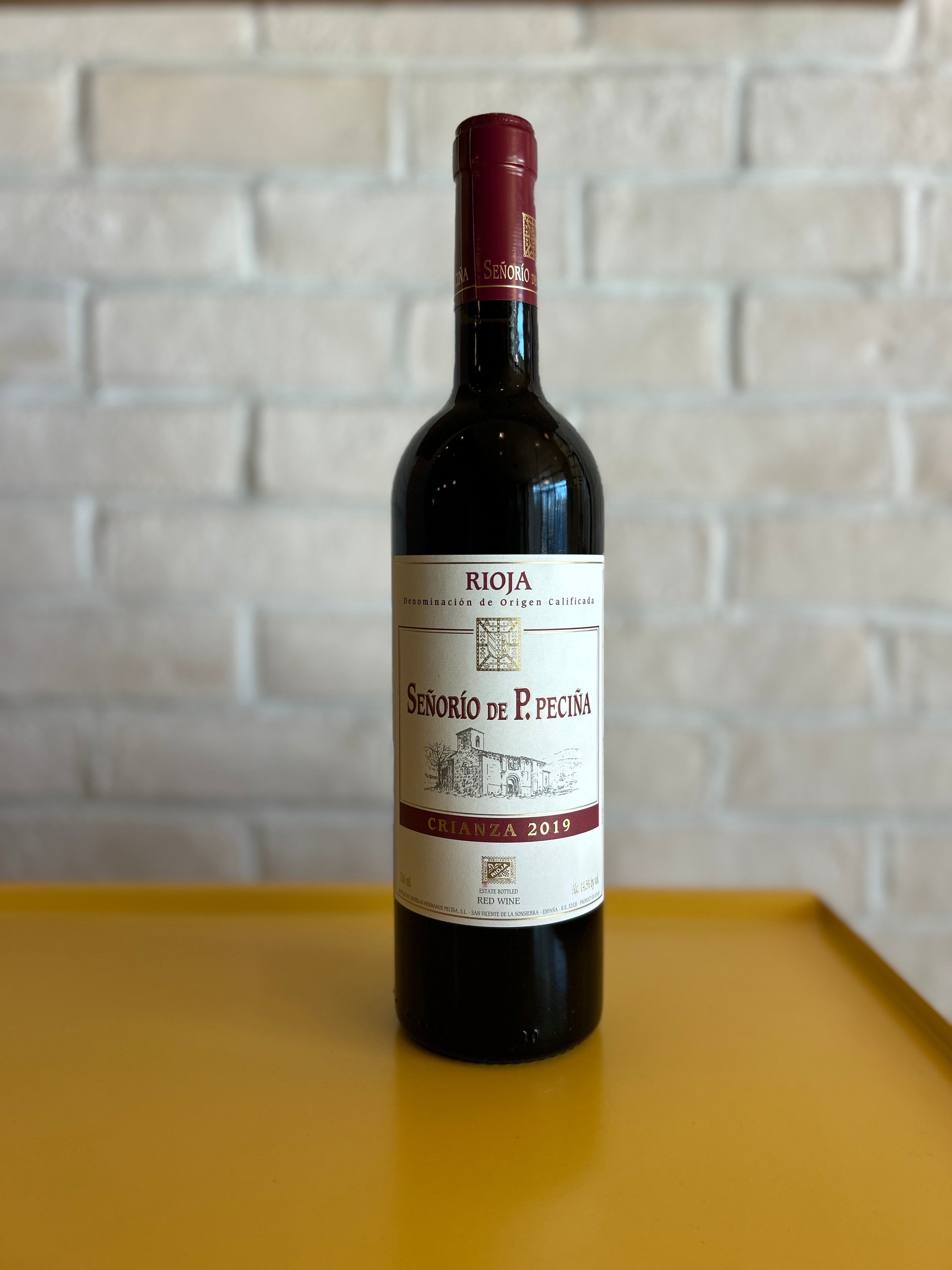 Senorio de P. Pecina Crianza Rioja Tempranillo 2019