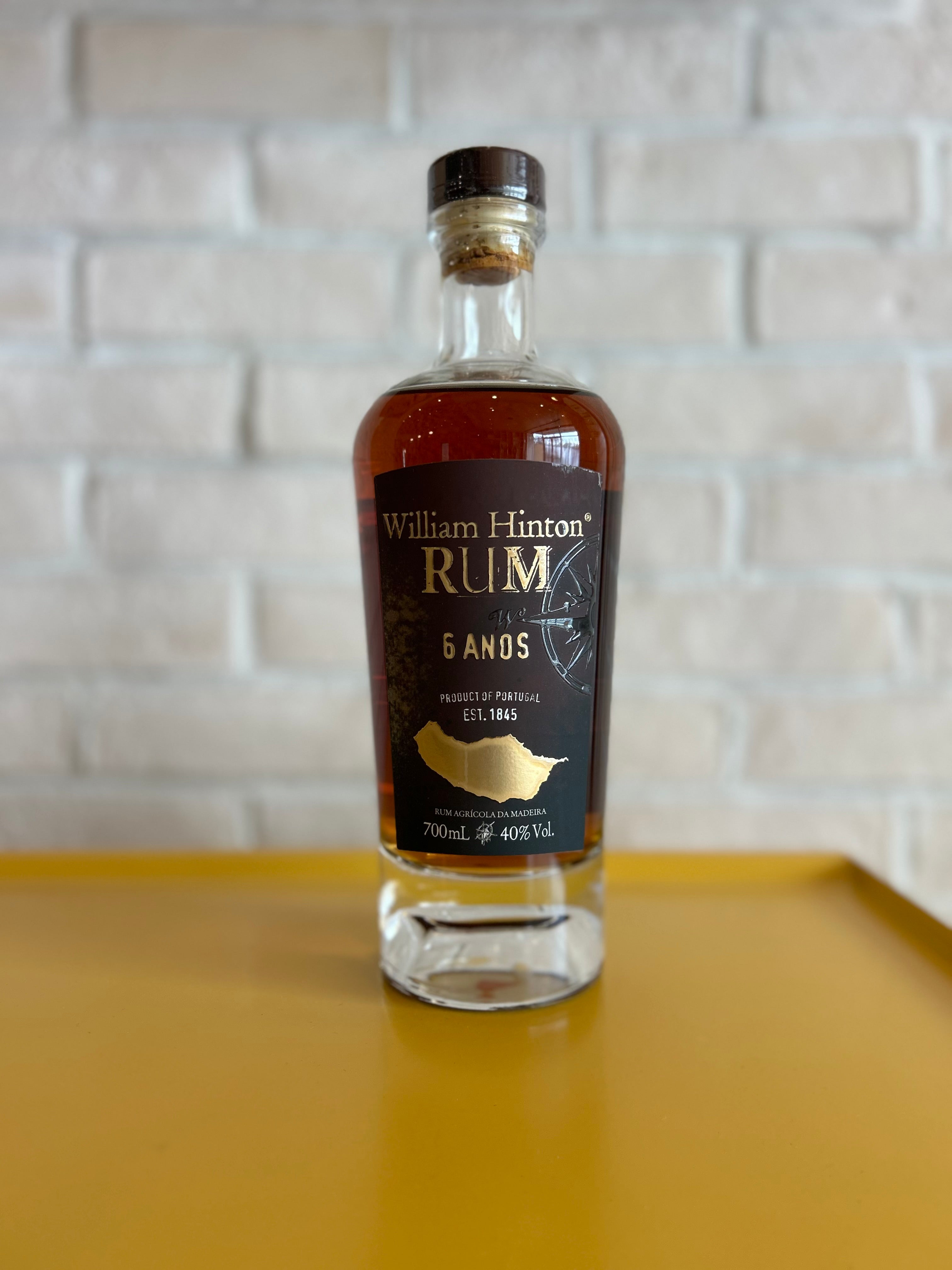 William Hinton 6 Year Rum 700 ml