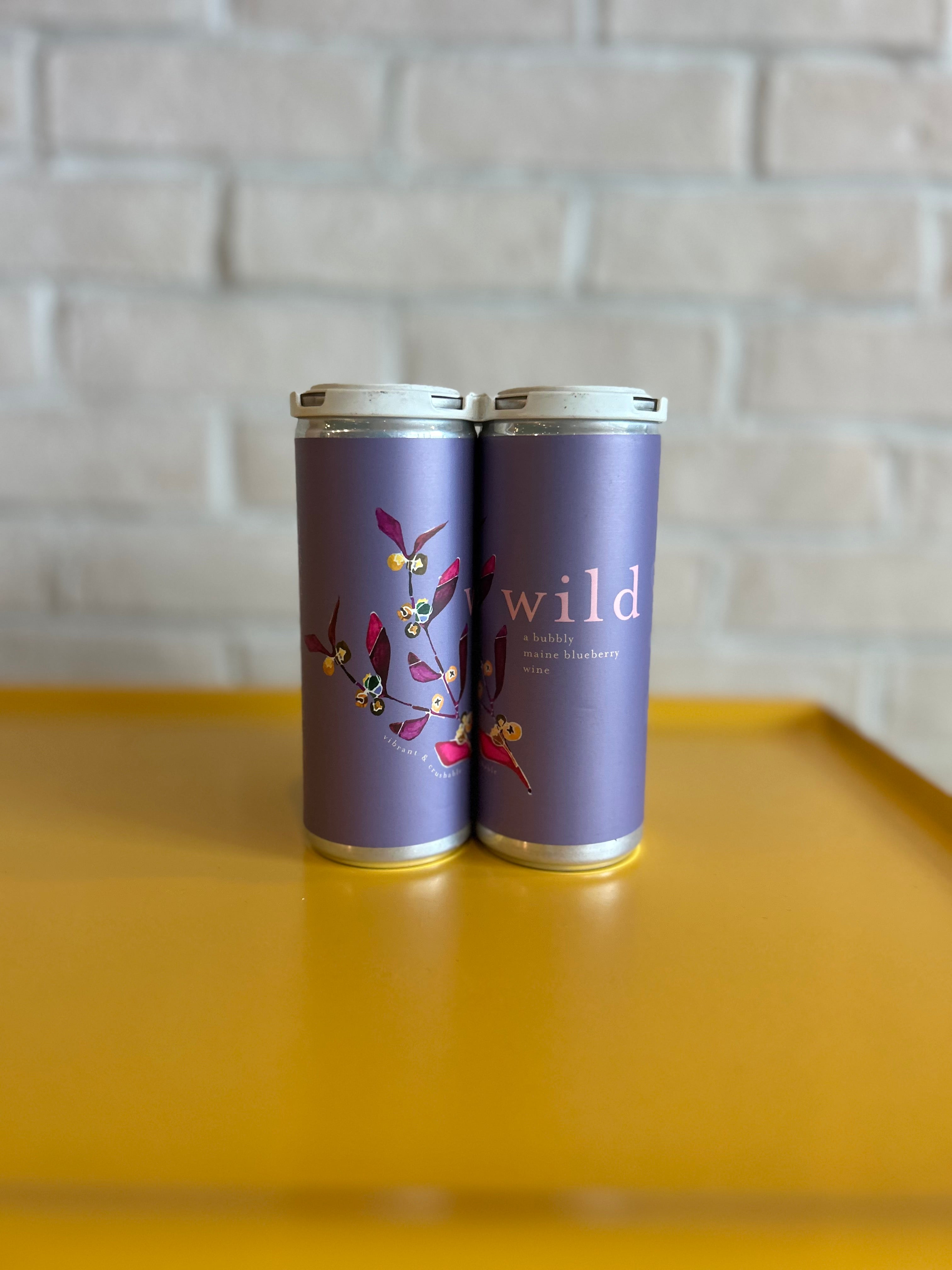 R.A.S. Wines Wild Sparkling Blueberry Wine Can