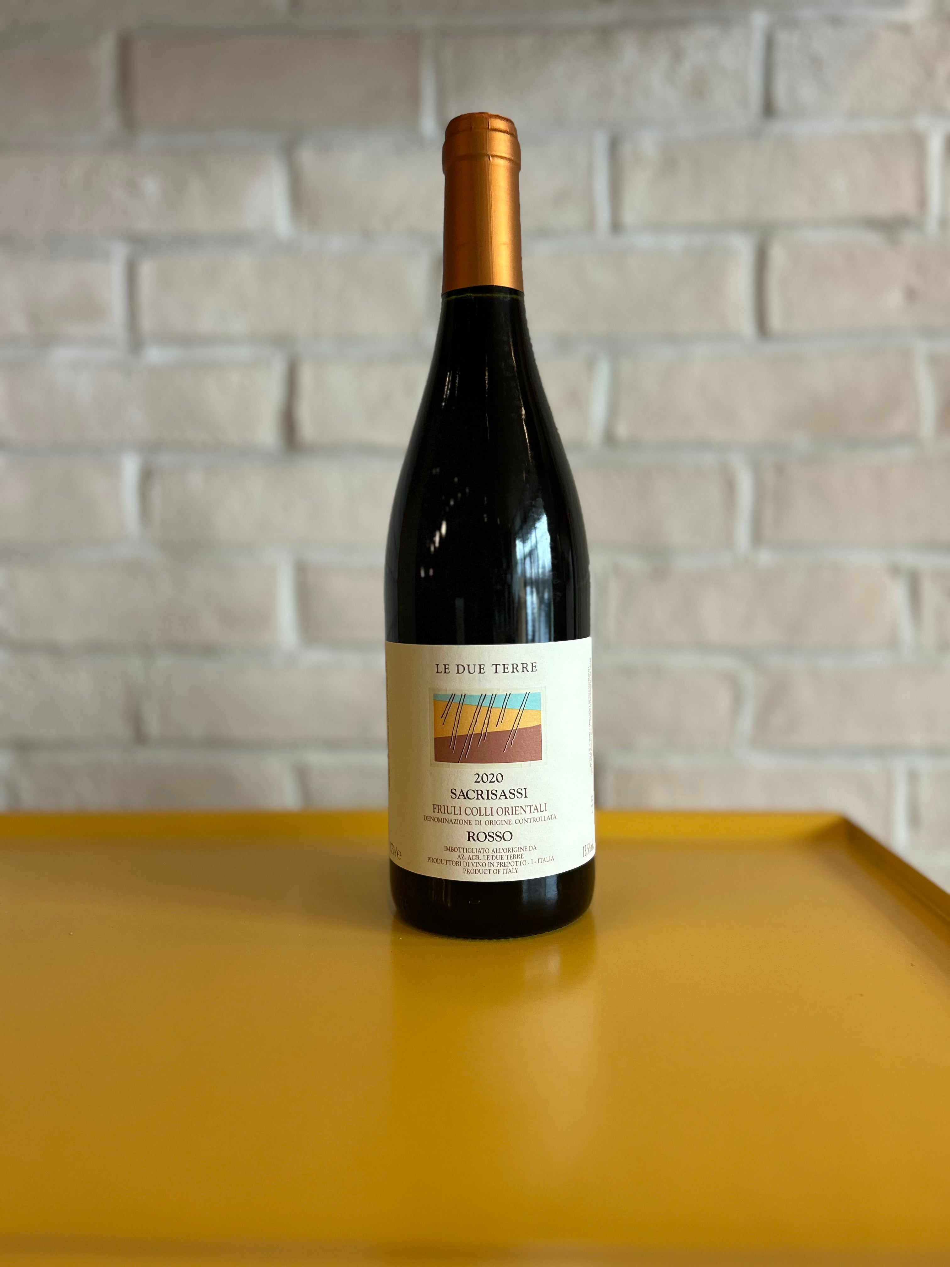 La Due Terre Sacrisassi Friuli Colli Orientali Red Blend 2020
