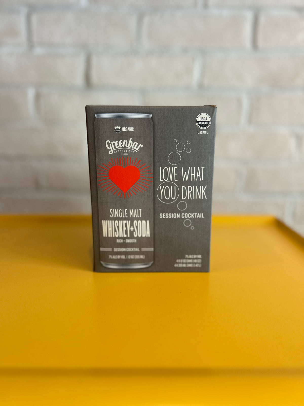 Greenbar Whiskey Soda Can
