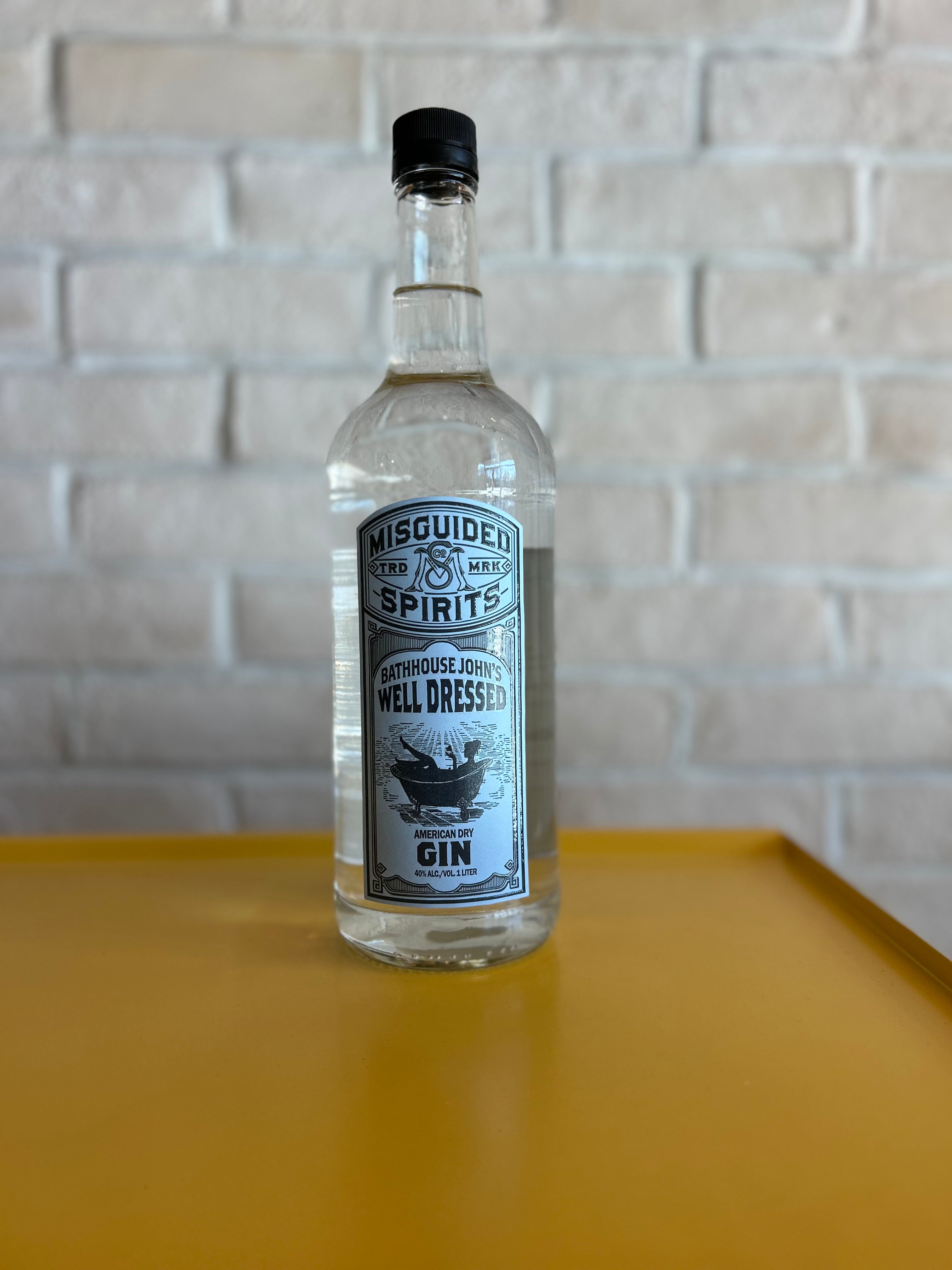 Misguided Bathhouse John's Well Dressed Gin Liter