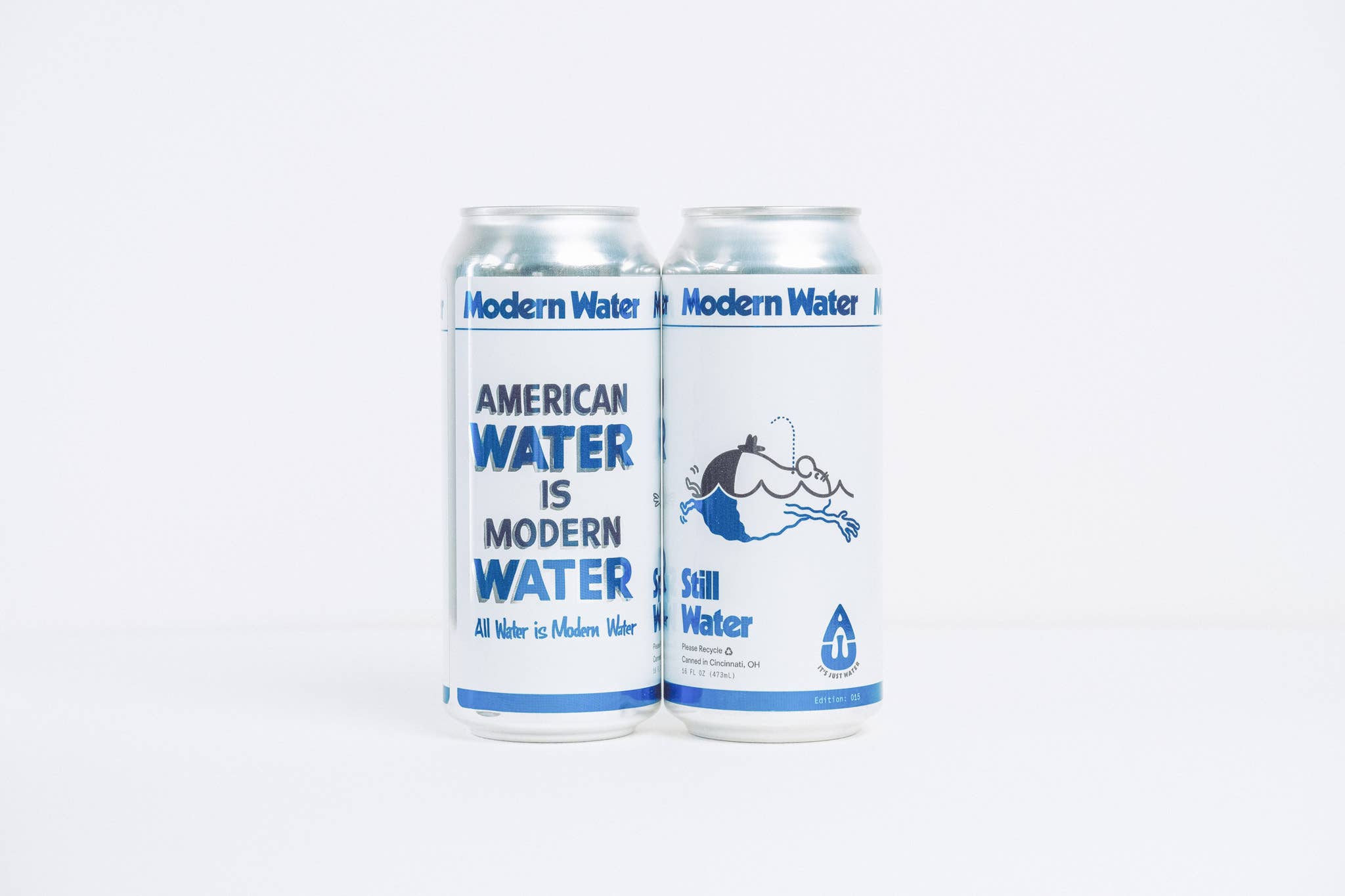 Modern Water 16oz Still Water Aluminum Can